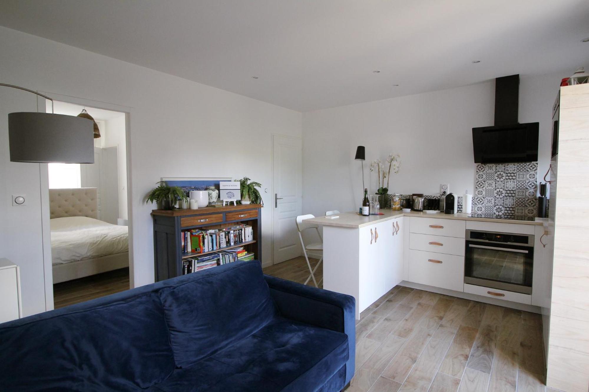 Appartement Avec Terrasse Privee, Plage A Pied 생 오뱅 쉬르 메르 외부 사진