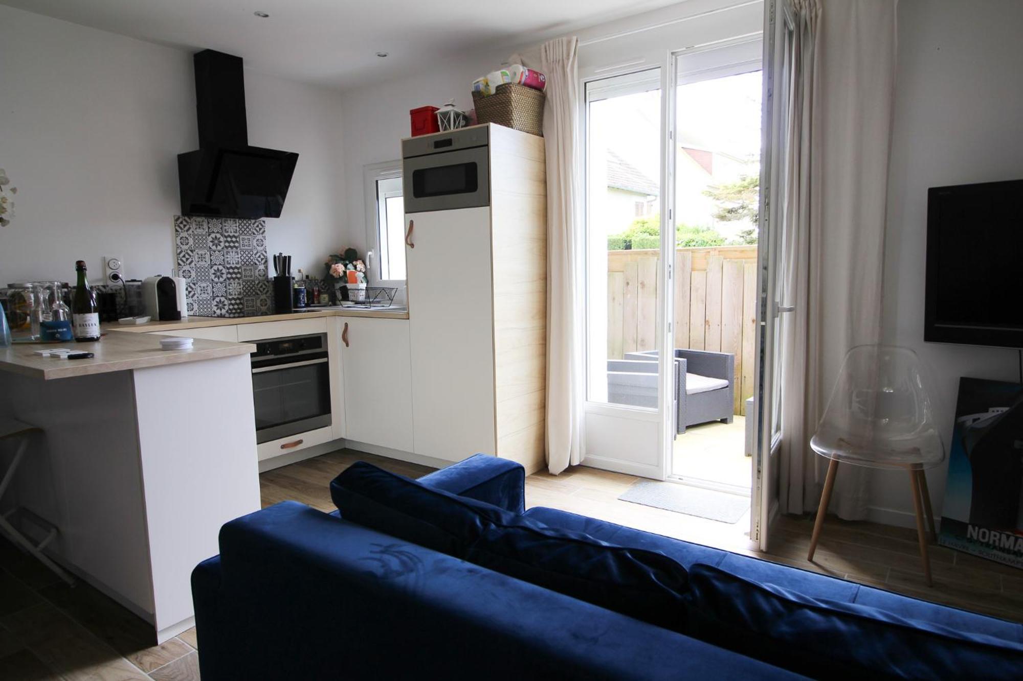 Appartement Avec Terrasse Privee, Plage A Pied 생 오뱅 쉬르 메르 외부 사진