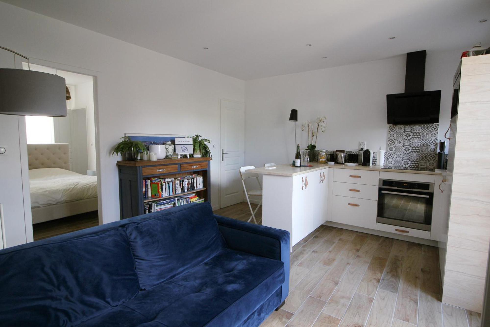 Appartement Avec Terrasse Privee, Plage A Pied 생 오뱅 쉬르 메르 외부 사진