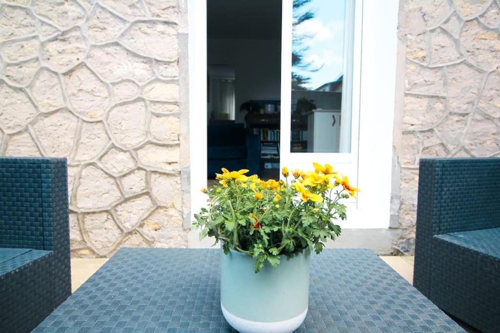 Appartement Avec Terrasse Privee, Plage A Pied 생 오뱅 쉬르 메르 외부 사진