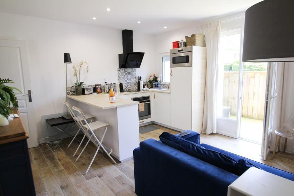 Appartement Avec Terrasse Privee, Plage A Pied 생 오뱅 쉬르 메르 외부 사진